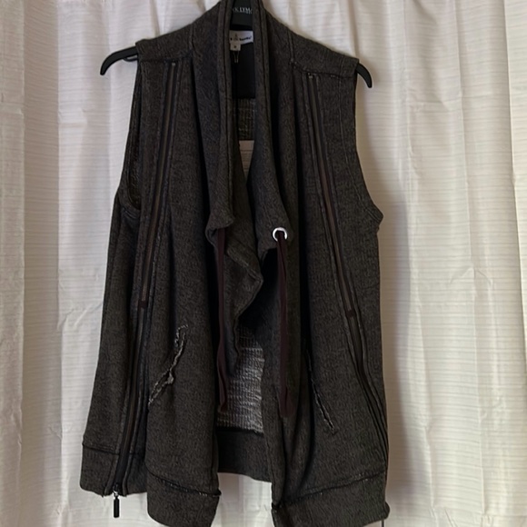 Neon Buddha Open Front Moto Vest, Size M, NEW - Picture 2 of 12